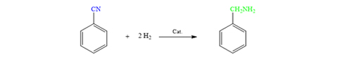 腈加氢，高伯胺选择性
