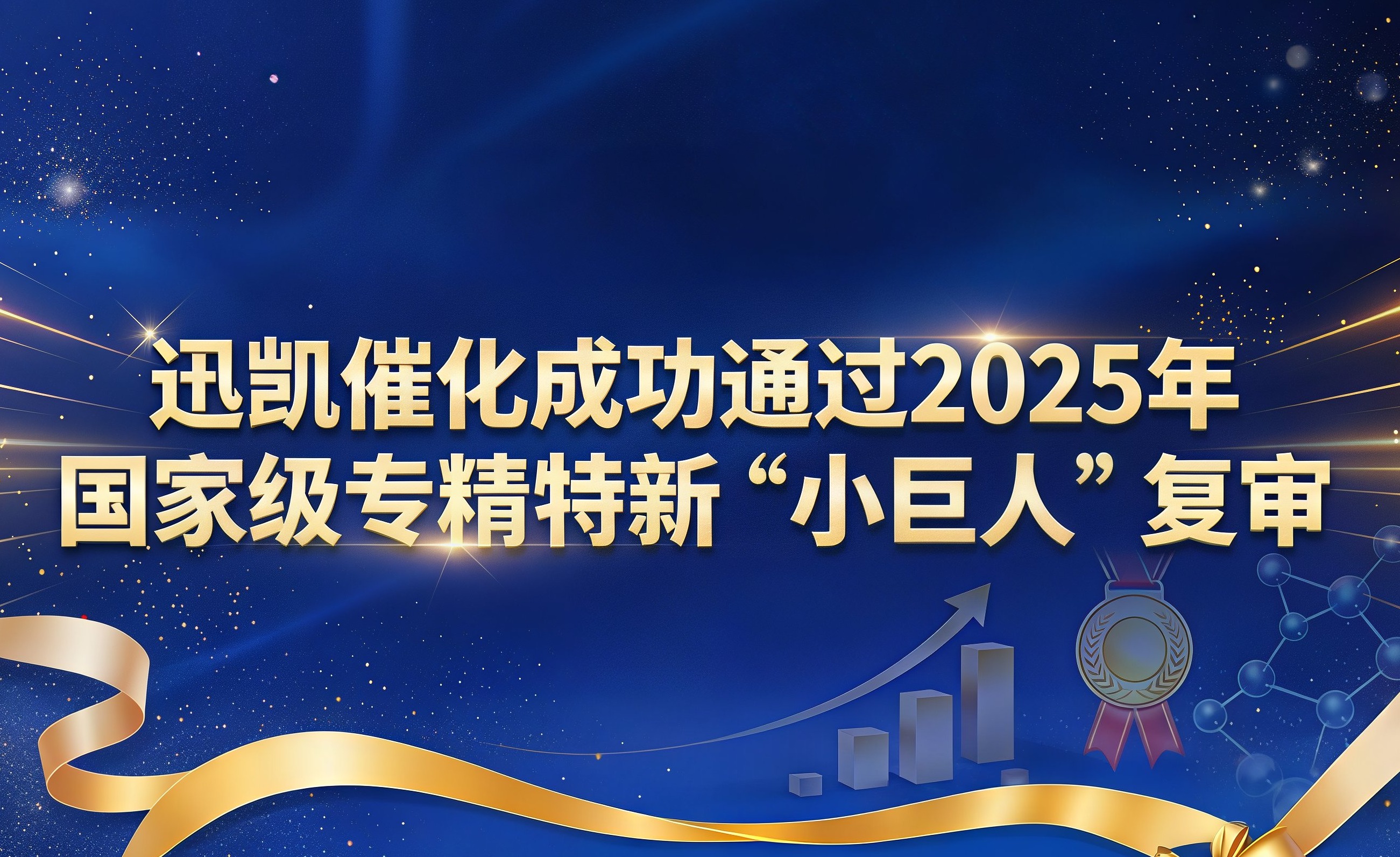 喜报 | 迅凯催化成功通过2025年国家级专精特新“小巨人”企业复审